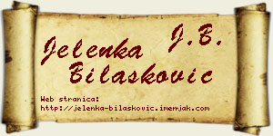 Jelenka Bilašković vizit kartica